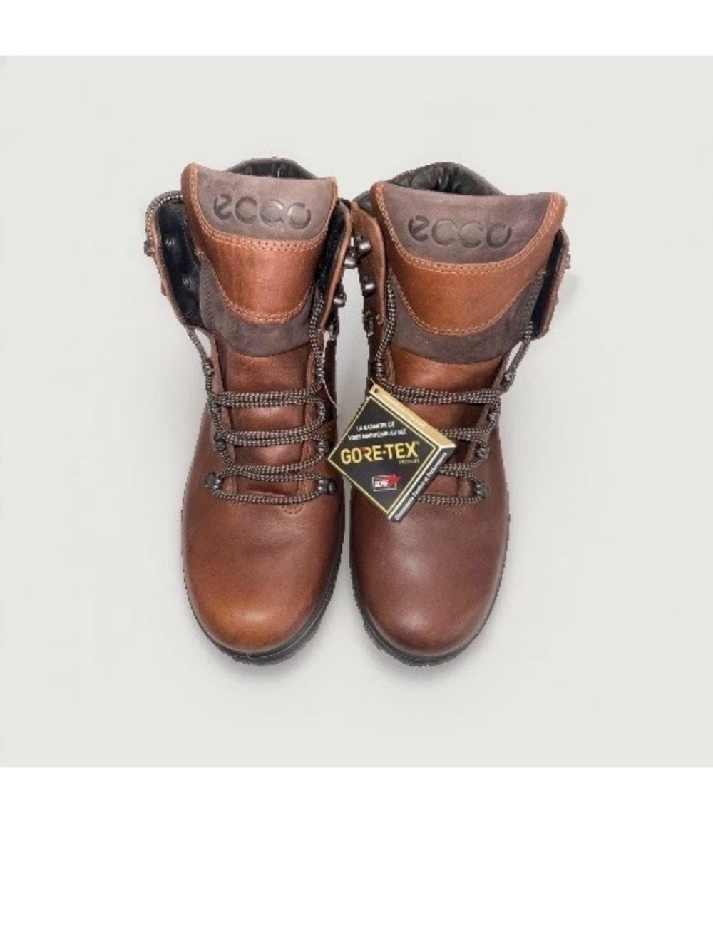 ECCO Rugged Track GTX High Hiking Work Boots  Gore-Tex Waterproof Men’s US 8
